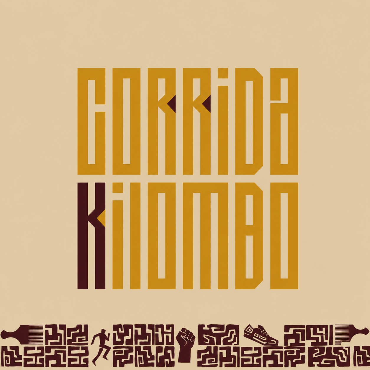 Arte do evento Corrida Kilombo