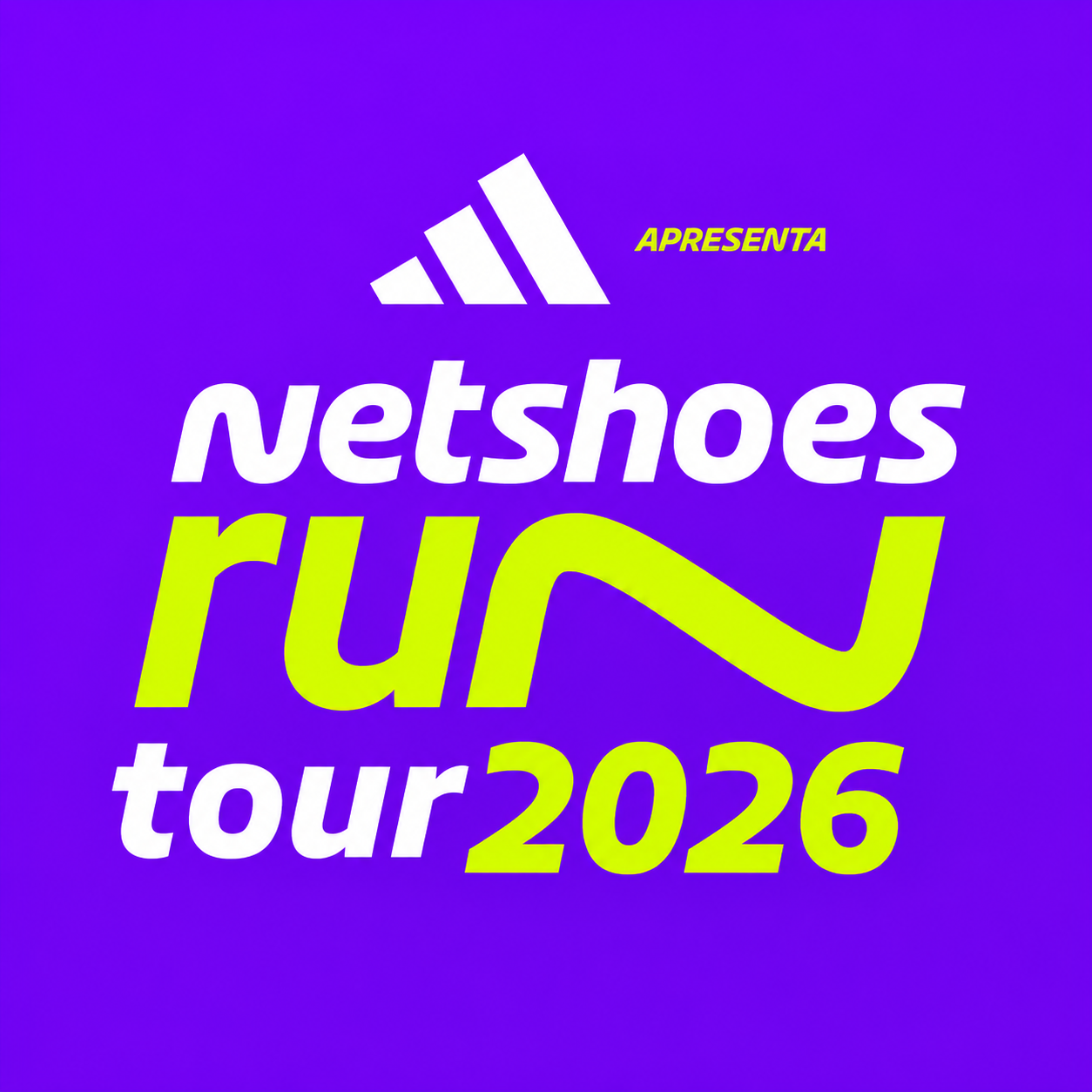 Arte do evento Netshoes Run